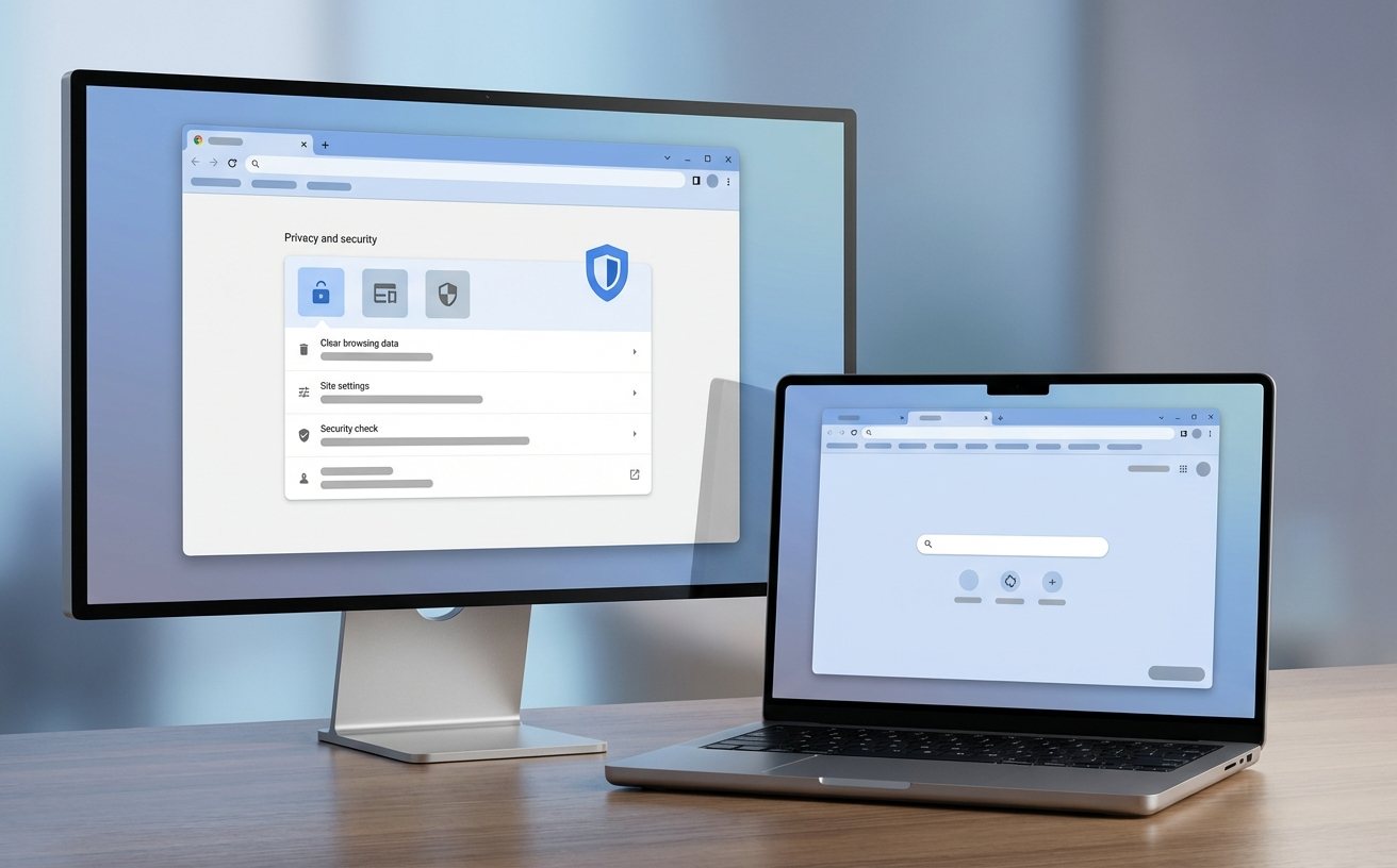 谷歌浏览器安全防护与隐私设置界面