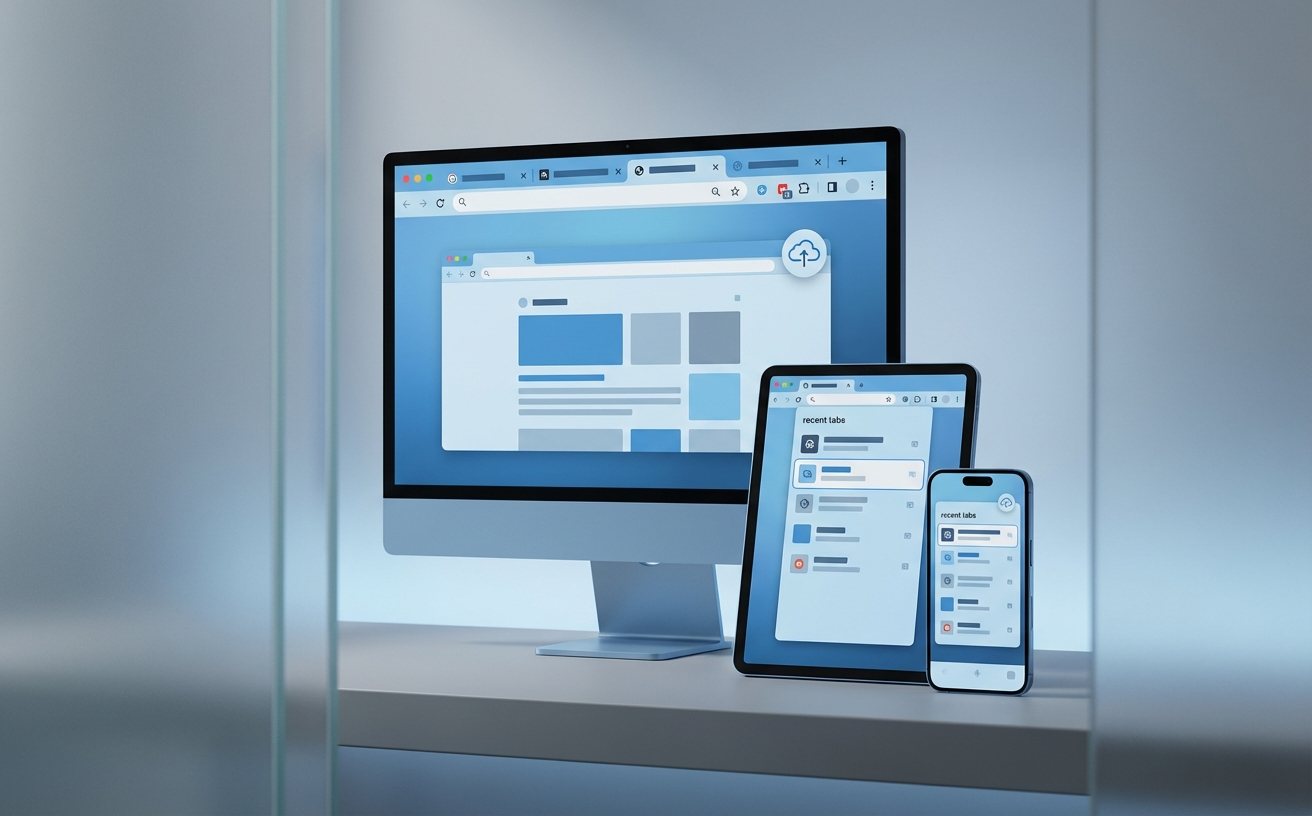 谷歌浏览器跨设备同步功能界面